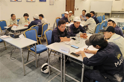 Mavin tăng cường đào tạo nội bộ về an toàn trong lao động sản xuất