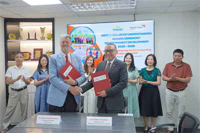Mavin và World Vision ký kết MOU về hỗ trợ sinh kế cho người nghèo