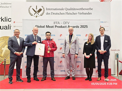 Mavin Foods khẳng định vị thế quốc tế với Giải thưởng Toàn cầu IFFA DFV 2025