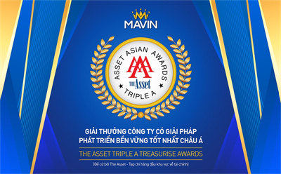 Tập đoàn Mavin được The Asset vinh danh Best ESG Solution