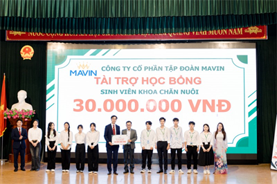 Mavin góp phần ươm mầm nguồn nhân lực ngành Chăn nuôi