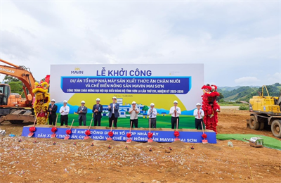 Khởi công Tổ hợp Nhà máy Mavin Mai Sơn