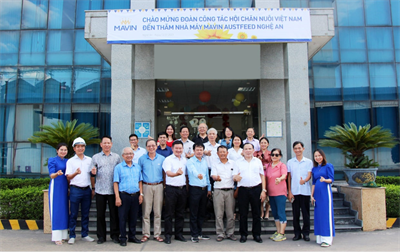 Hội Chăn nuôi Việt Nam: Thăm nhà máy sản xuất Thức ăn chăn nuôi Mavin Nghệ An