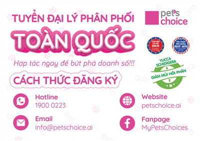 Tuyển Đại Lý Phân Phối Thức Ăn Thú Cưng Toàn Quốc