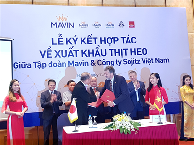 Tập đoàn Mavin: Doanh nghiệp Việt đầu tiên xuất khẩu thịt heo thành công