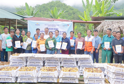 Mavin Delivers Ducklings to Support Livelihoods in Thanh Hoa